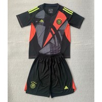 Camiseta Alemania Portero Primera Equipación para niños Eurocopa 2024 manga corta (+ pantalones cortos)